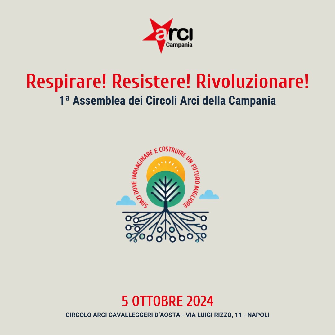 Respirare, Resistere, Rivoluzionare! – 1° Assemblea dei Circoli Arci della Campania