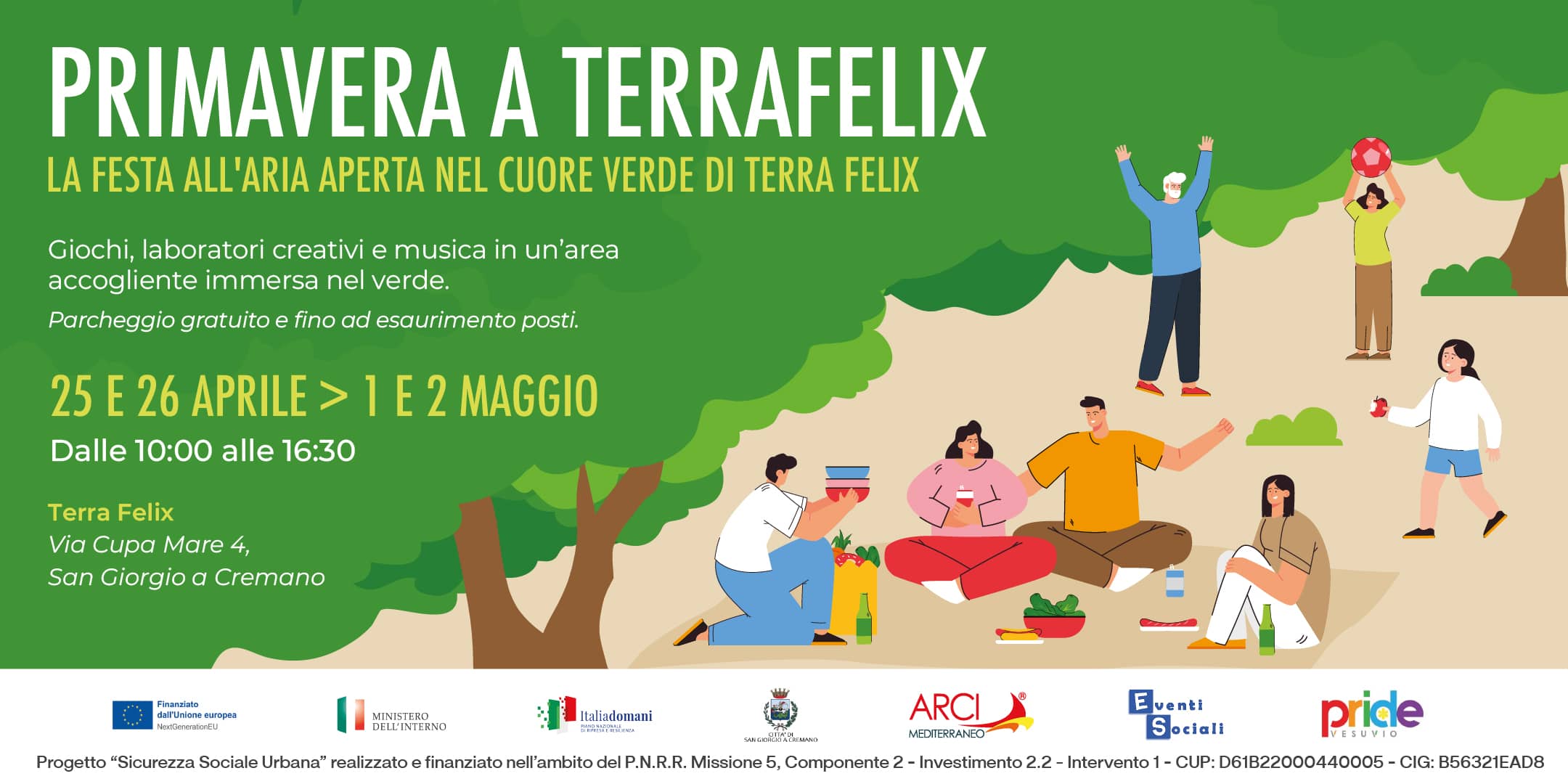 Riconquistare gli spazi, seminare comunità: la “Primavera a Terra Felix” a San Giorgio a Cremano